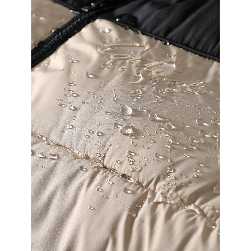 Tail Single Cotton-Padded Coat Men's Autumn and Winter Waterproof Stitching Jacket Rib Cotton-Padded Coat Export Men's Outfit Cotton Jacket Outwear