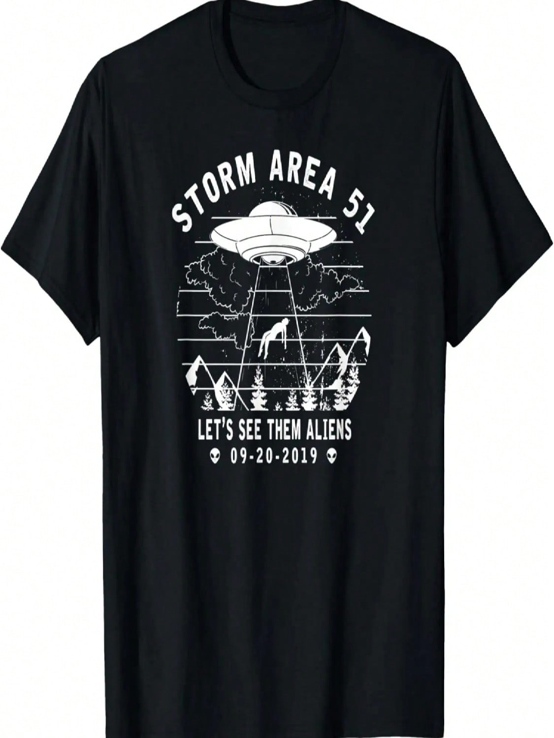 Storm Area 51 -Let s See Them Aliens-Vintage Alien T-Shirt S разноцветный