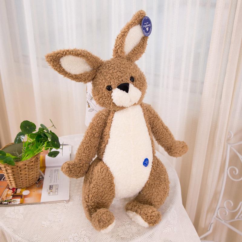 

Мягкая плюшевая игрушка-кролик из хлопка, милая кукла-кролик, подушка, детская кукла, праздничный подарок, для девочки 55cm（0.41kg））