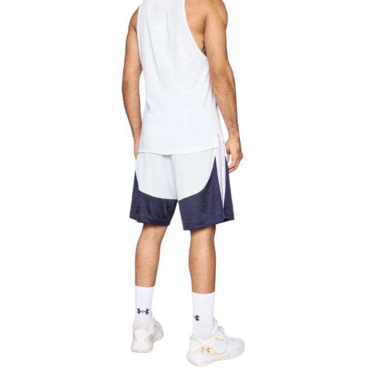 Under Armour Color Blocked Elastic Waist Mid Rise Three Quarter Sports Shorts Men shorts 6009771-023