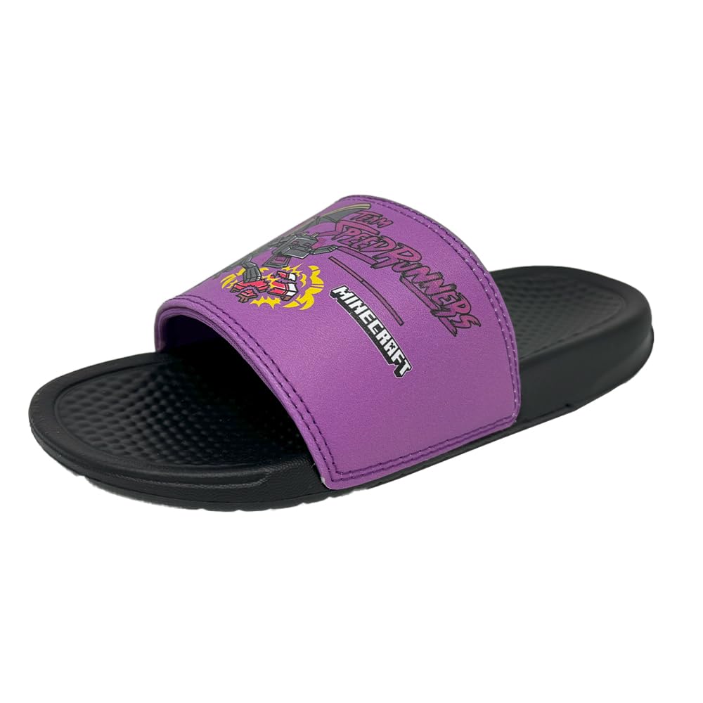 

Minecraft Kids Shower Sandals 1S5198H (Purple (Ender Dragon), Japanese Shoe Sizes, Kids, Numeric, 19.0 cm)