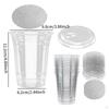 50 Pieces Disposable Plastic Cups 16 oz Drinking for Ice Coffee