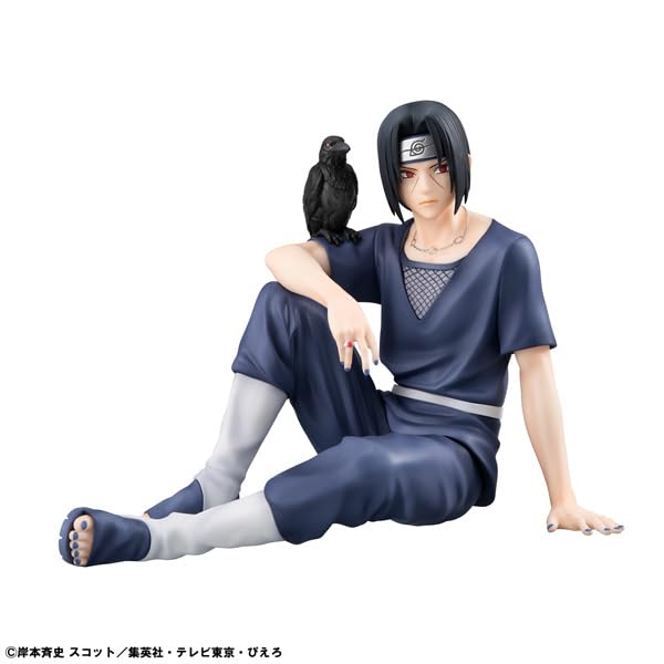 MegaHouse G.E.M. Series Naruto Shippuden Palm-Sized Itachi PVC Resin Painted Complete Figure