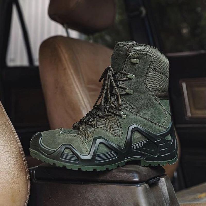 Stivali Tattici da Uomo Stivali da Arrampicata Outdoor da Caccia Stivale da Addestramento nel Deserto Stivali da Escursionismo Antiscivolo per Uomo Sneakers Alte Botas2026