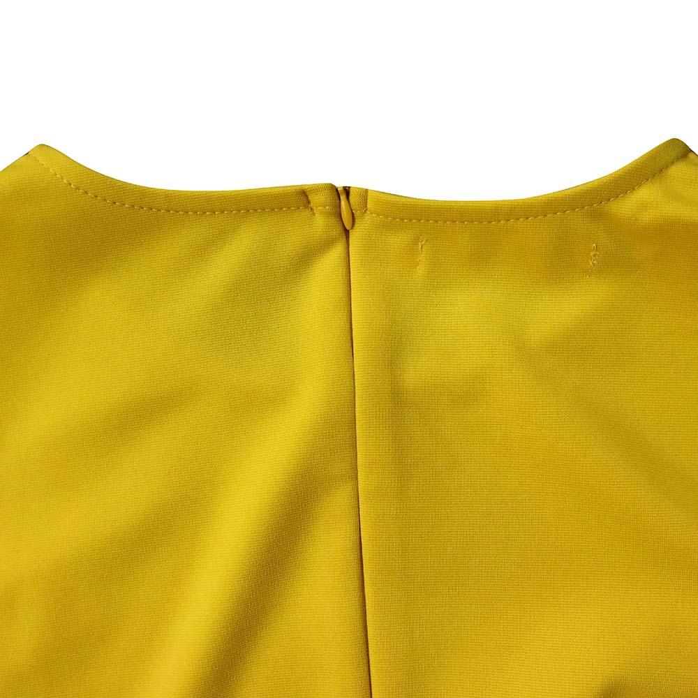 Καλοκαιρινό βολάν γυναικείο φόρεμα με βολάν γυναικείο φόρεμα ενός κομματιού