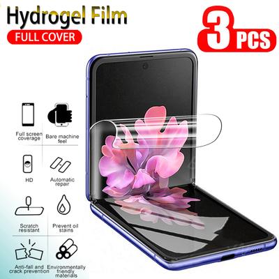 3 pezzi pellicola salvaschermo idrogel per Samsung Galaxy Z Flip 5/4/3 5G pellicola protettiva morbida per Flip3 flip4 S20 S21 S22 + pellicola di sicurezza per telefono Ultra