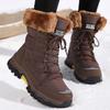 Winter Women's High-top Non-slip Waterproof Wear-resistant Snow Boots Korean Winter Boots