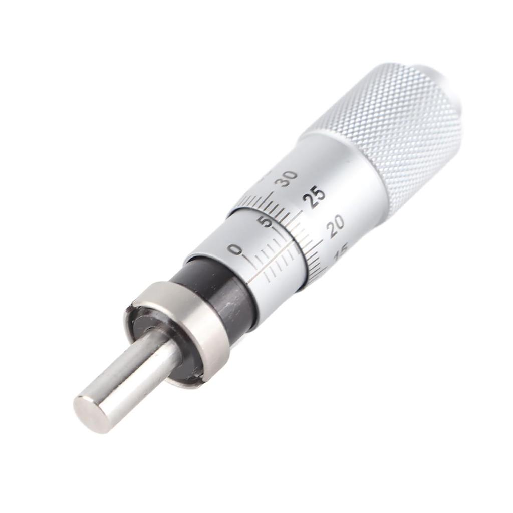 Micrometer Head 0-13mm Inside Micrometer for Fine-Tuning of Various Accuracy Instruments(Flat Head with Nut)