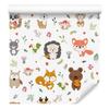 Joyful Forest Animals Wallpaper for Living Room and Bedroom 50x1000