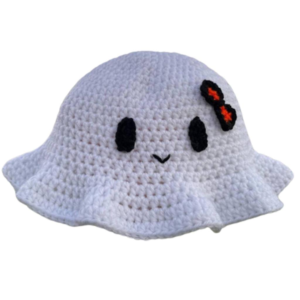 Crochet Pumpkin Bucket Hat Bucket Hat Crochet Pumpkin Fisherman Hat for Adult Teens Skin-Friendly Floppy Hat