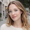 New Eye Protection Anti-Blue Light Glasses UV Protection Ultra Light Frame Eyeglasses Round Frame Women Glasses Women