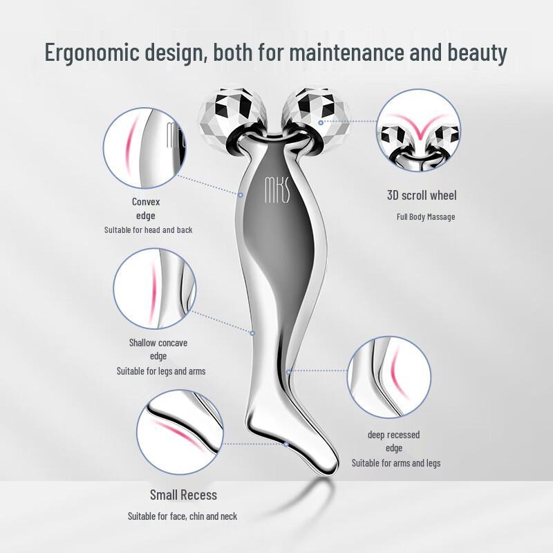 MKS 3D Facial and Body Roller Massager