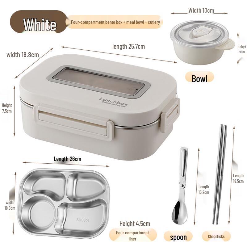 Stainless Steel Insulated Student Bento Lunch Box