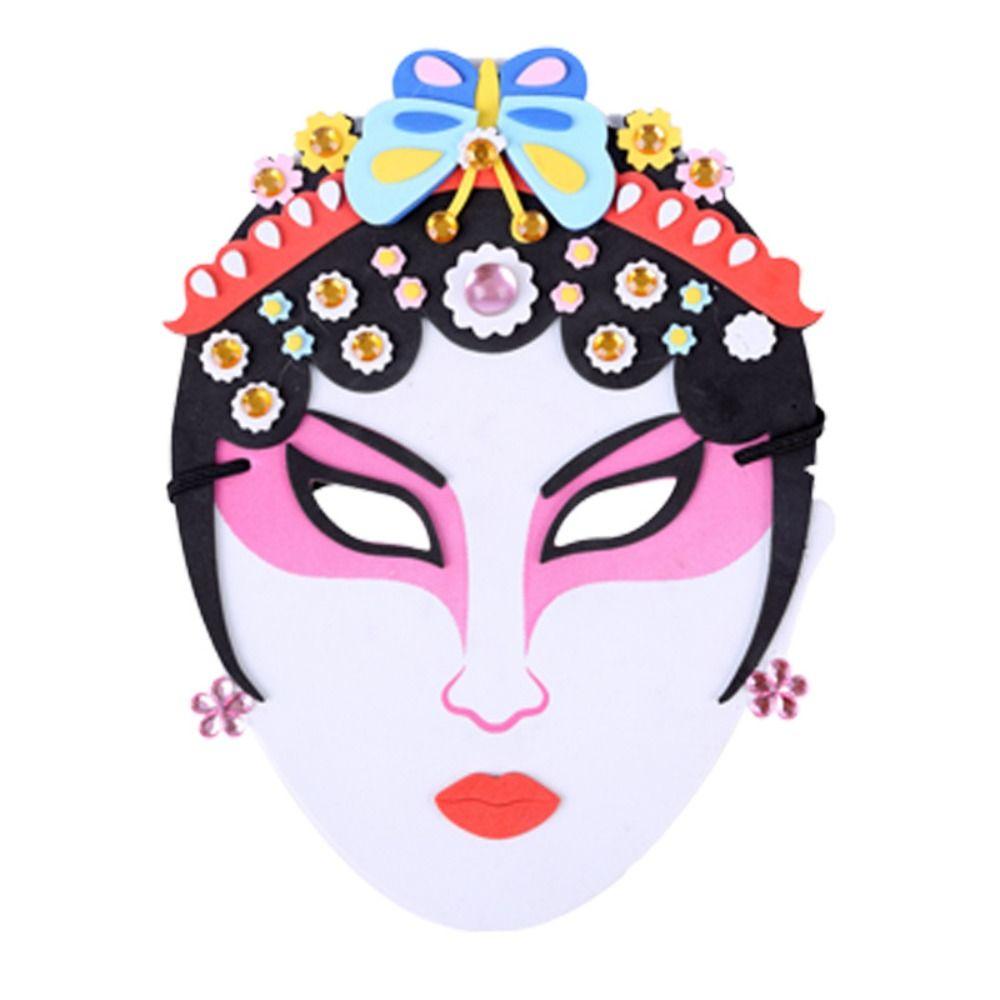 Diy Material Package EVA Beijing Opera Mask Handmade Diy Material Package  Parent Child Toys