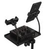 New Universal Microphone Stand Adjustable Clamp Tripod Bracket Holder Clamp Sound Card Tray for Live Streaming