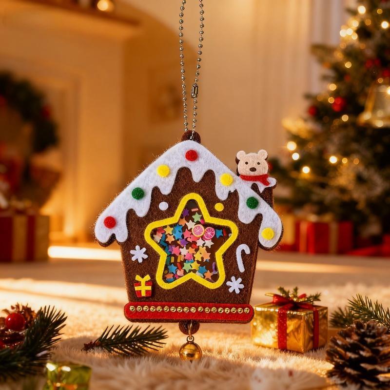 Christmas Small Gift Handmade Diy Pendant, Children'S Creative Toy Making Materials, Kindergarten Christmas Tree Decoration