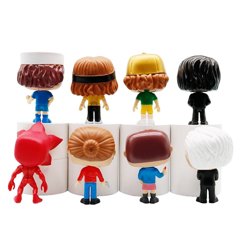 8Pcs Trendy Standing Pose Figures Creative Unique Anime Statues Collectible Model Toys For Kids Adults Perfect Birthday Gifts