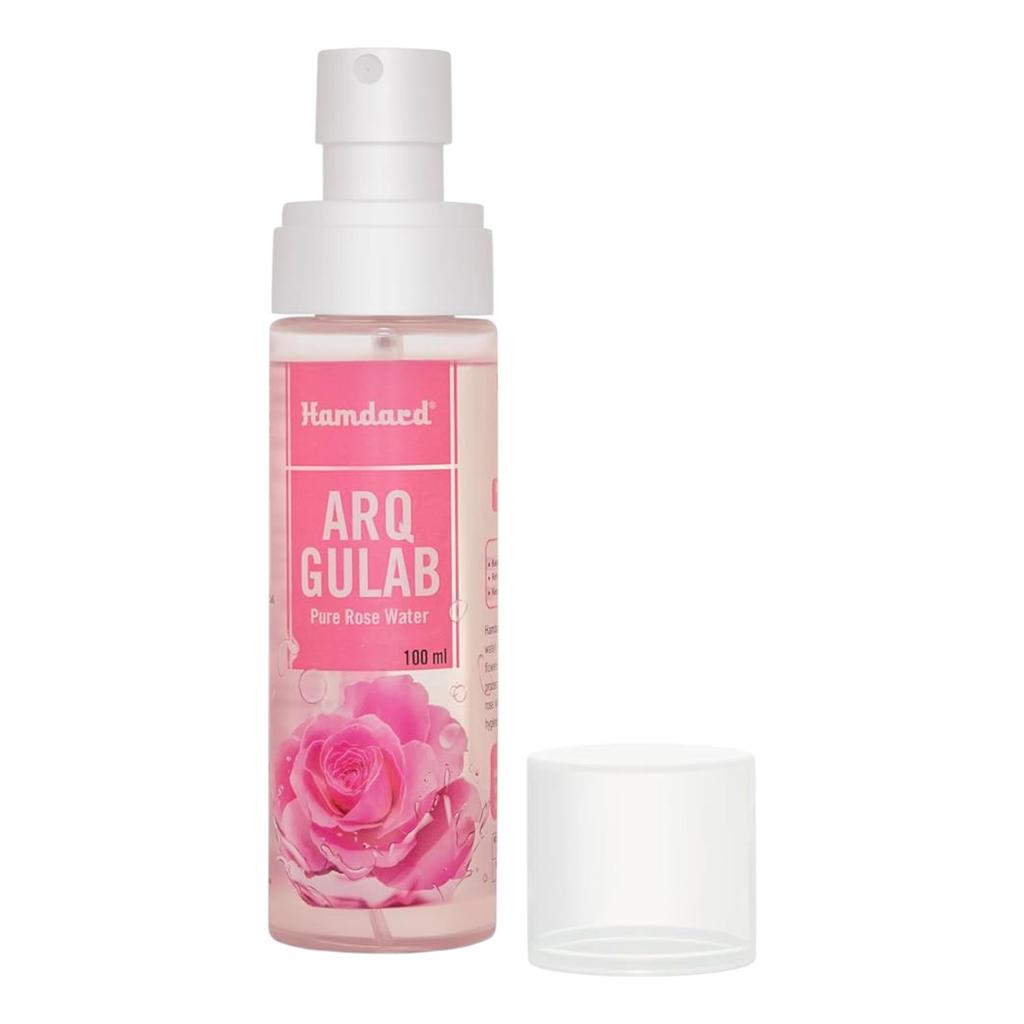 Hamdard Pure Rose Water For Face 100 ml Bulgarian Rose Hydrating Toner Spray Pack of 1