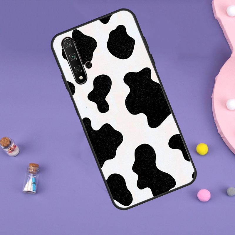 Cow Print For Huawei Nova 11i 12i 8i 7i 3i 9 10 SE Y60 Y61 Y70 Y72 Y73 Y90 Y91 P20 P30 P40 Lite Case