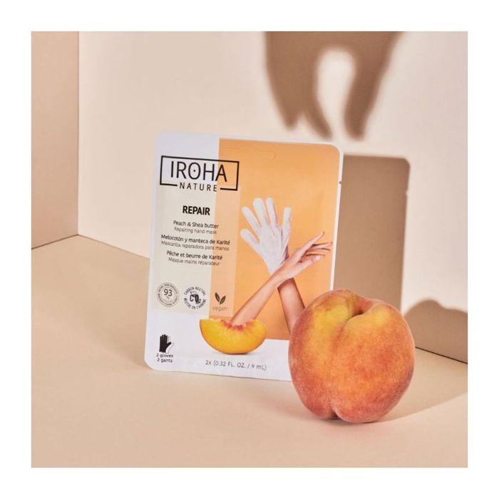 IROHA NATURE - Gants masque mains réparateurs 2 unités