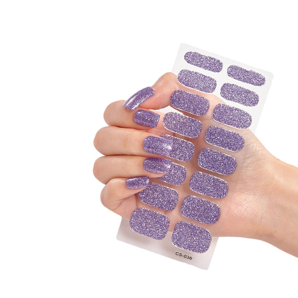 Nail Stickers Long-lasting And Fashionable Nail Art Deco Safe PVC Stickers For Nails Nail Wraps Simple And Easy, CS025