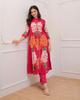Women Designer Cotton Party Wear Kurta Cord Set Indian Bollywood Top Tunic Kurti Set