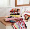 Nishikawa Atsuko Matano Bath Heart Book TT12334696 Towel, 60x120cm, Washable, 100% Cotton, Pattern, Orange,