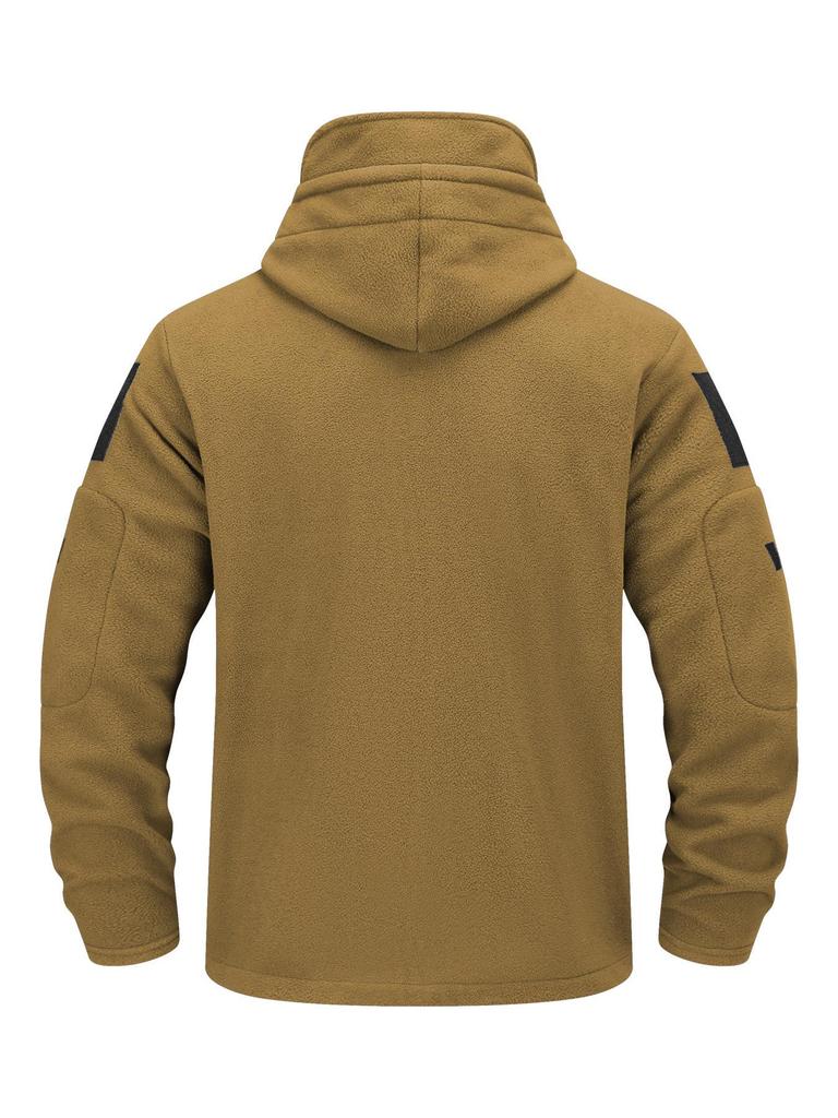 Men's Warm Fleece Hooded Jacket - 2025 Autumn/Winter Collection