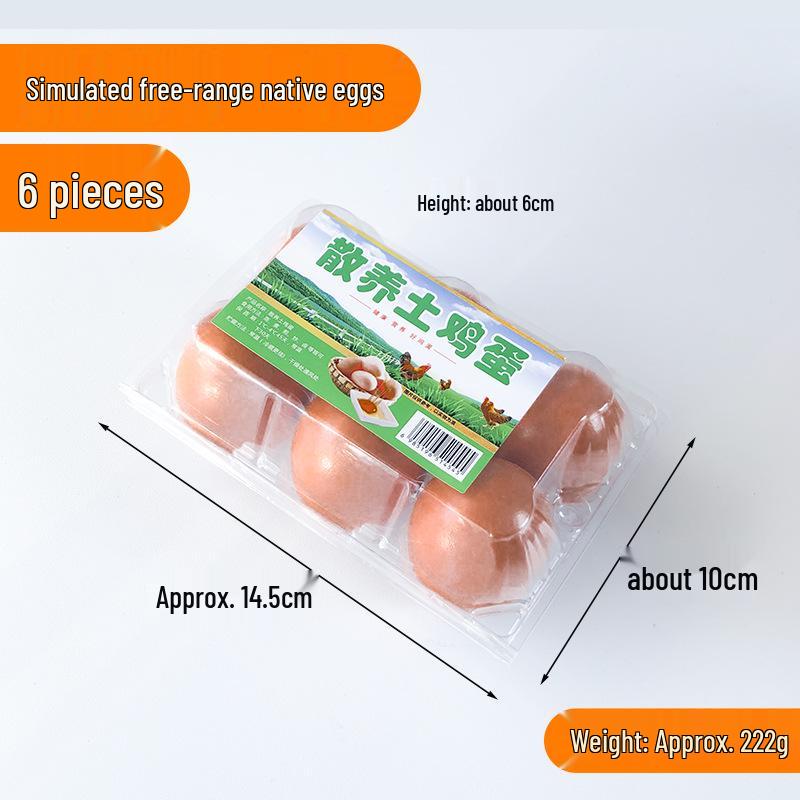 Children's Creative Play Wooden Fake Eggs - Educational Toy & Prank Prop