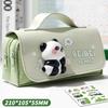 Capybara Large Capacity Pencil Case with Stress Relief Cute Pens Bag with Pressable Toy for Students Stationery