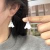 White Ghost Drop Earrings Zinc Zinc Alloy Women Necklace Fashion Halloween Earrings  Stage Performances