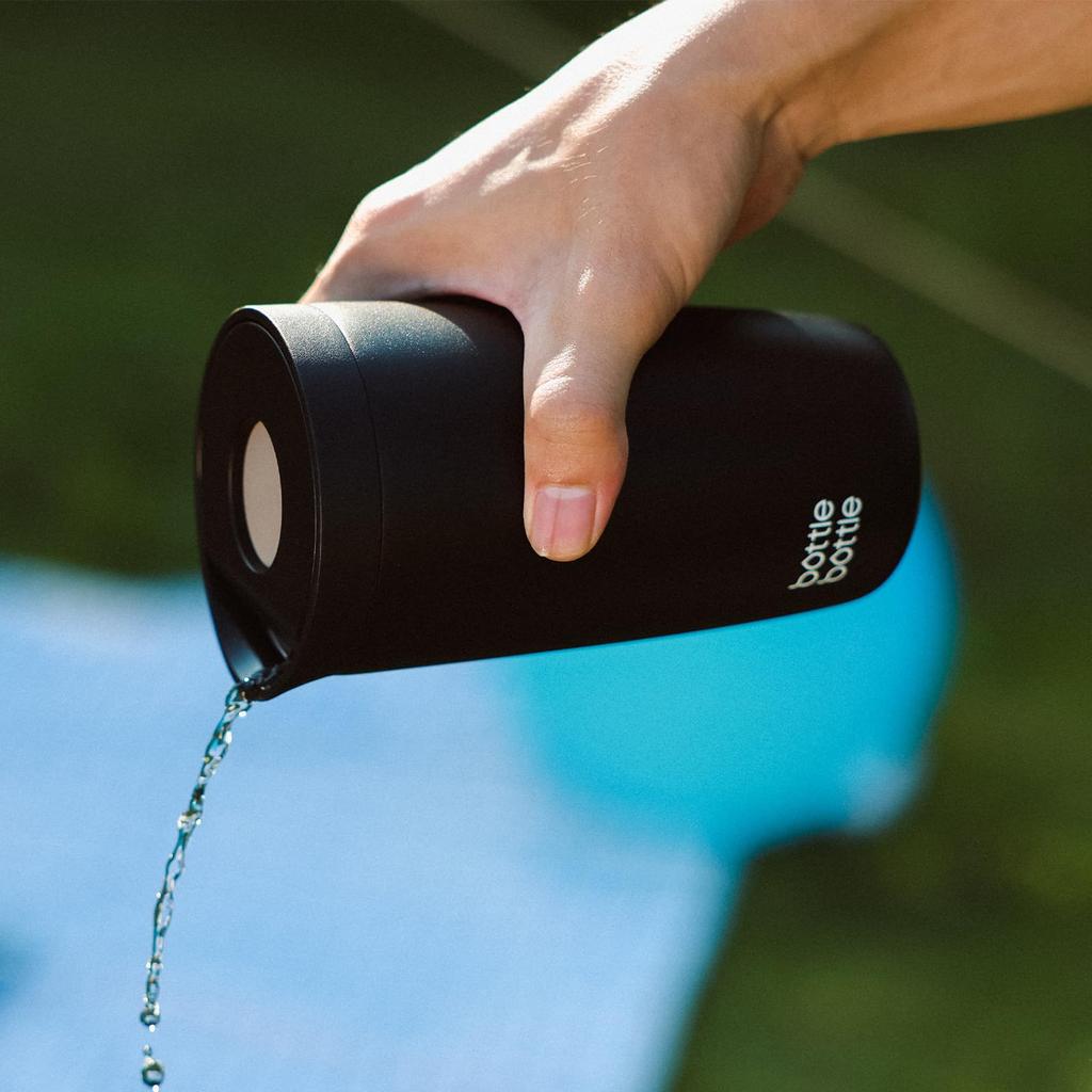 BOTTLE BOTTLE Tumbler, 350ml, One-Touch Closure, Leak-Proof, Vacuum Insulated, Thermos Mug for Coffee and Tea, Keeps Hot or Cold, Stainless Steel,