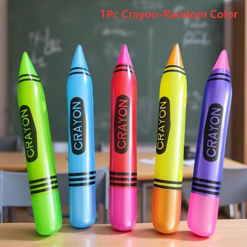 Giant Inflatable Pencil Toy Large Pvc Simulation Pencil Inflatable Stick Prop Blow Up Toy For Kids Party Game Photo Booth Decor