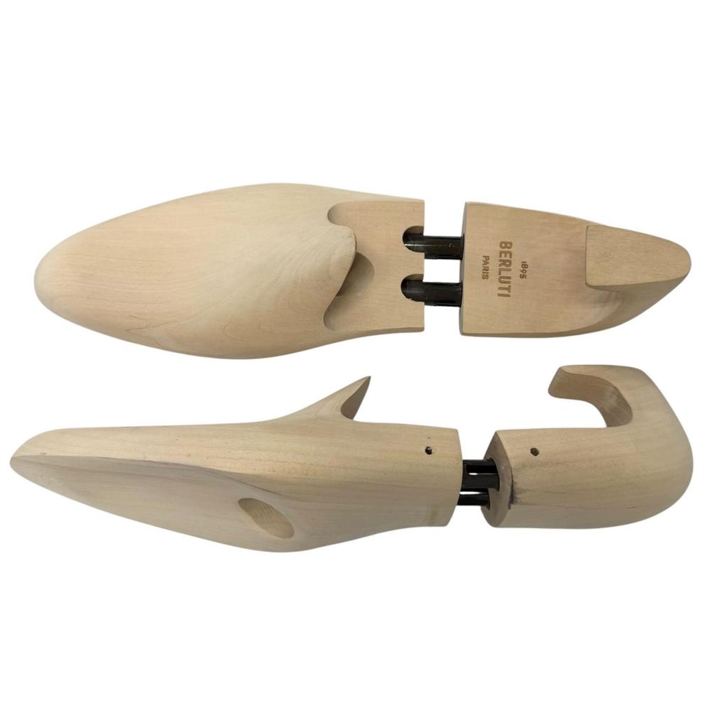 Excellent BERLUTI Shoe tree wooden natural Wood mens 6 Used