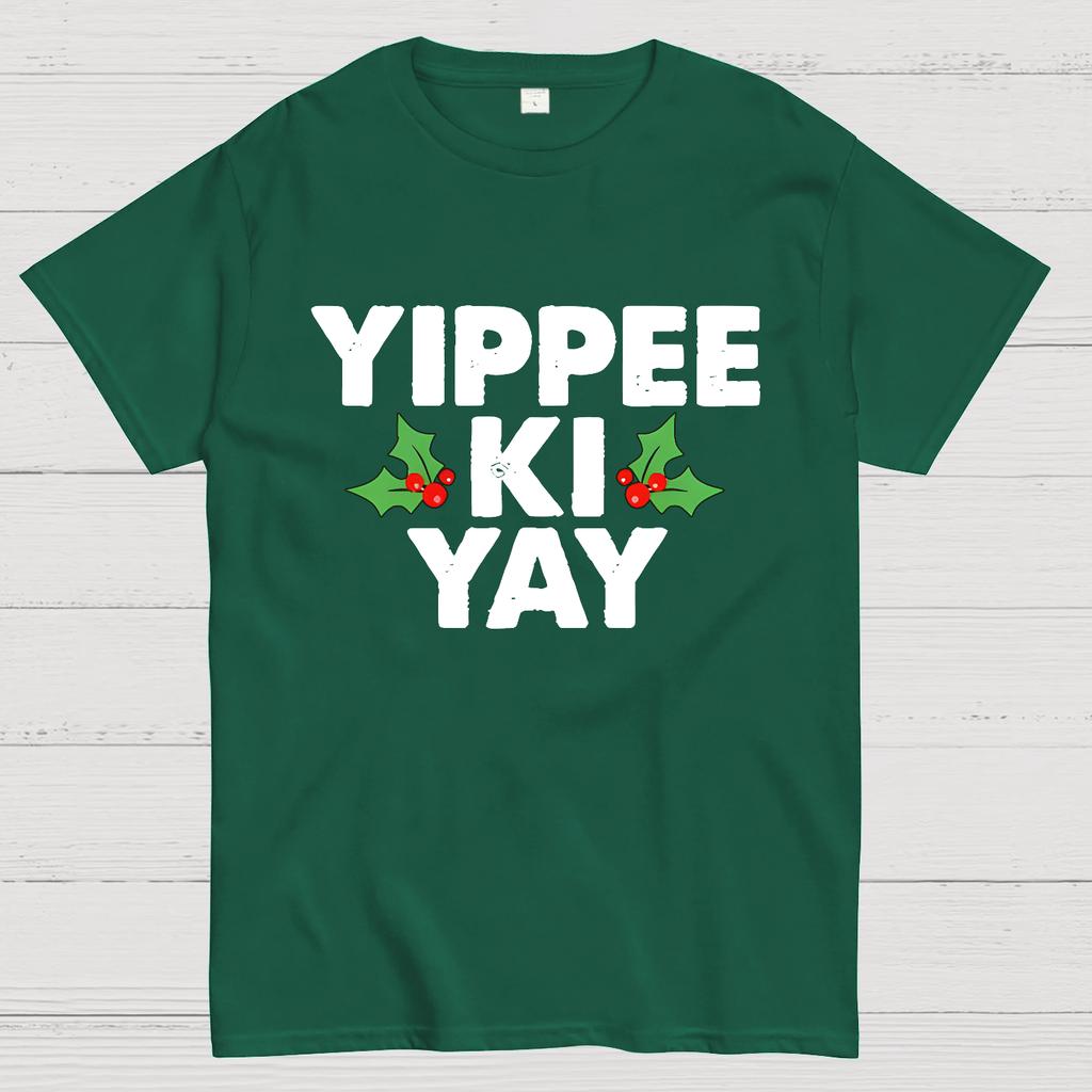 Yippee Ki Yay Christmas Cotton Summer Casual Cool Loose T-Shirt