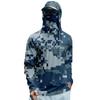 Men's Summer Camouflage Quick-drying Long-sleeved T-shirt Sun Clothing Fishing Fitness Sports Hooded Long-sleeved Top