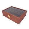 26.5 X 20 X 8cm Watch Display Box Composite Wood Watch Organizer Watch Storage Case  For Men