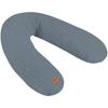 Maternity Pillow - - Big Flopsy™ - Cotton Flower - Mineral Grey