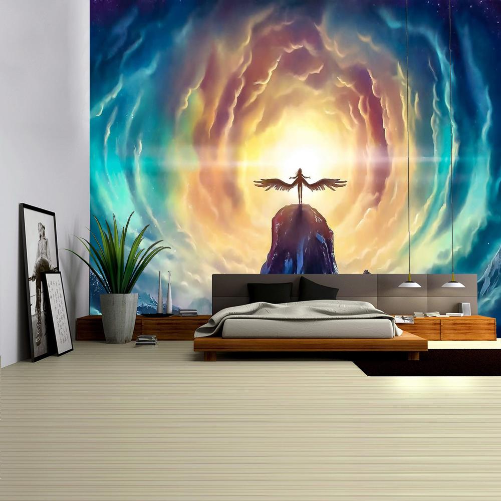 2020 Neue Weihnachtsbäume Wandteppich zum Aufhängen an Weihnachten, Hängetuch, Szenendekoration, Wandtuch, mehrere Größen