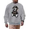Men's Autumn 2025 Rich Bear Trendy Sunglasses Print Hoodie