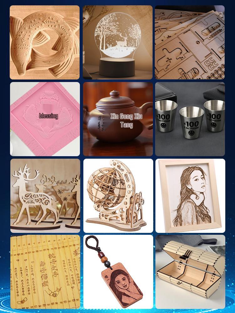 Multifunctional Desktop CNC Laser Engraving and Cutting Machine