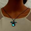 2023 Fashion Retro Luminous Fairy Dragon Luminous Pendant Necklace Magic Steampunk Exquisite Gift Raw Crystal Jewelry Gifts