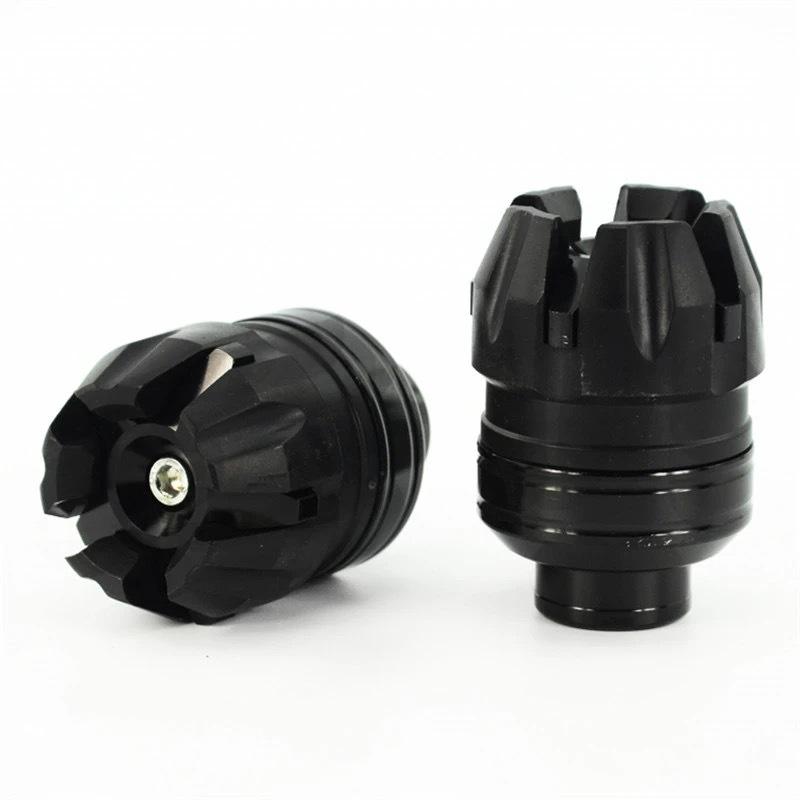 2PCs Universal Motorcycle Falling Protection Cups Aluminum Front Fork Wheel Protection Cover Crash Protector Moto Accessories