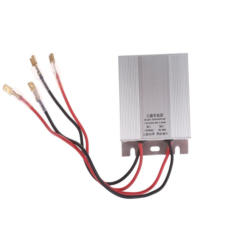 Power Voltage Converter DC 12V/24V To DC 6V 10A,6V 15A,6V 20A 60W 90W 120W Waterproof Voltage Convert Transformer