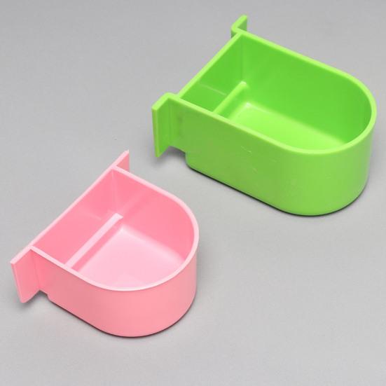 2Pcs Bird Feeding Utensils Hanging Long Lifespan Bite Resistant Professional Exquisite Pet Accessory Plastic