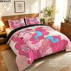 Pinkie Pie Pattern Bedding Home Decoration Birthday Gift ( 1 duvet cover + 2 pillowcase, without core),fan merchandise.