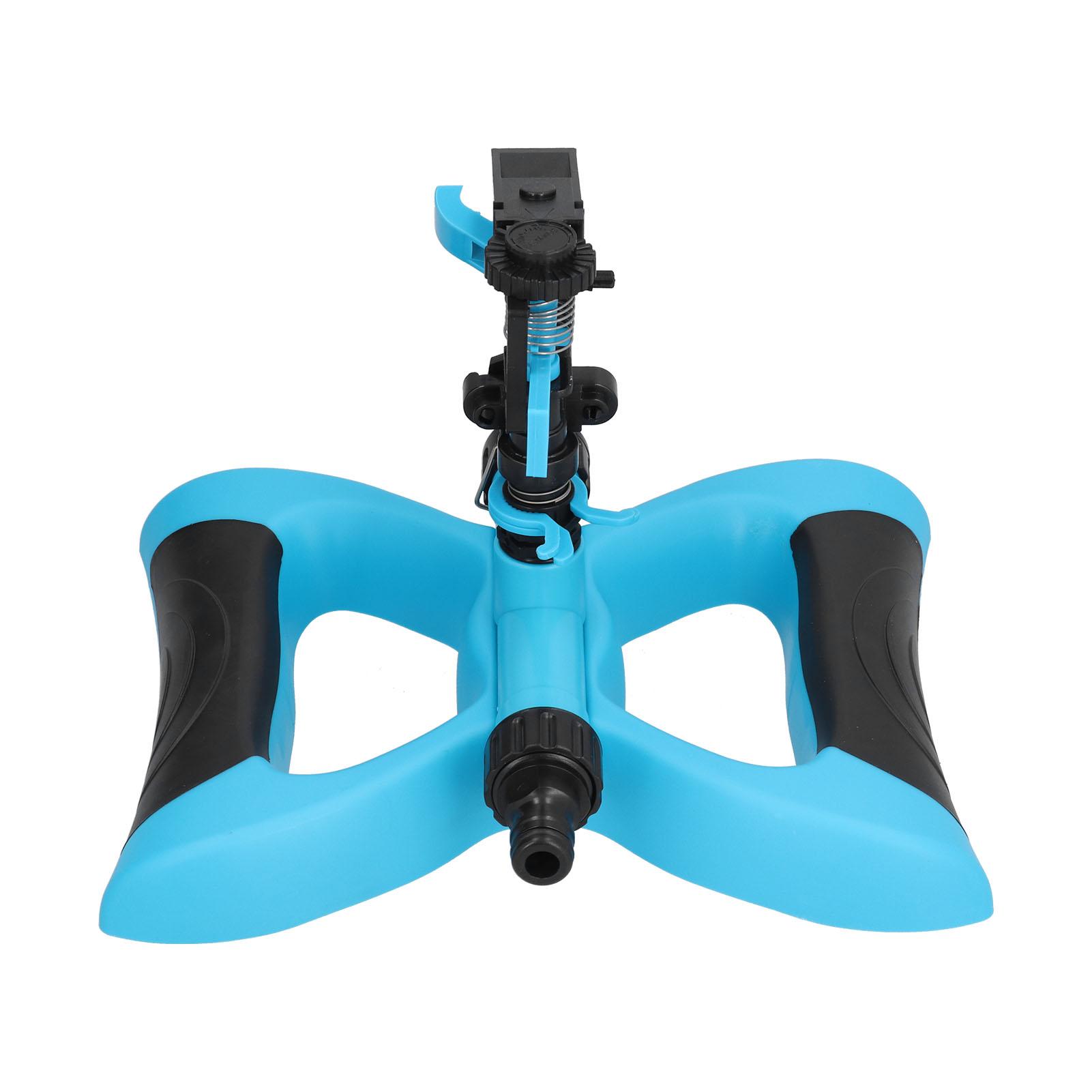 

Plastic Sprinkler Rocker Nozzle 360 degrees Rotating Automatic Irrigation Sprinkler for Garden LawnBlue синій