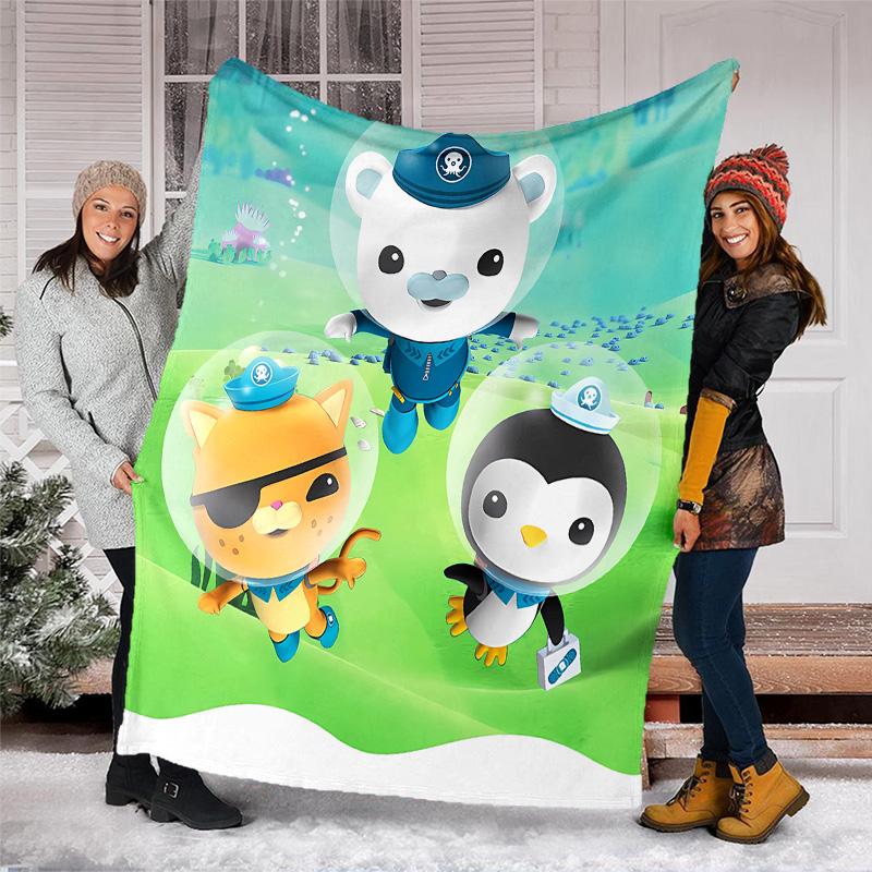 The Octonauts6 Printed Throw Blanket—lightweight,soft,warm;versatile Blanket for All Seasons—perfect As &air-conditioning Throw,nap Blanket