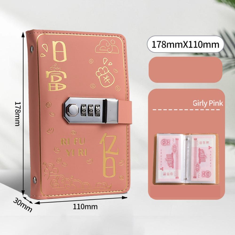 With Password Lock Mini Binder Savings Challenge Save Money Savings Challenges Book  Children
