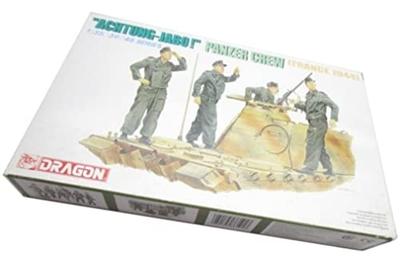 Platz Dragon 1/35 Maßstab Zweiter Weltkrieg Deutsche Panzerbesatzung im Flugabwehrdienst, Frankreich, 1944 Plastikmodellbausatz DR6191